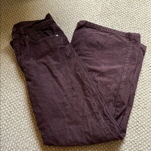 Brown Corduroy Pants Urban Outfitters BDG Flare Bottom 25